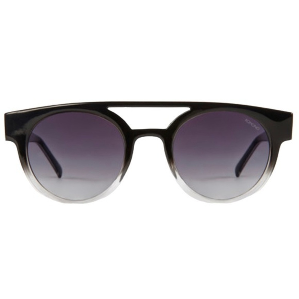 KOMONO Dreyfuss Paisley Sunglasses NEW GRAY BLACK - Picture 2 of 12